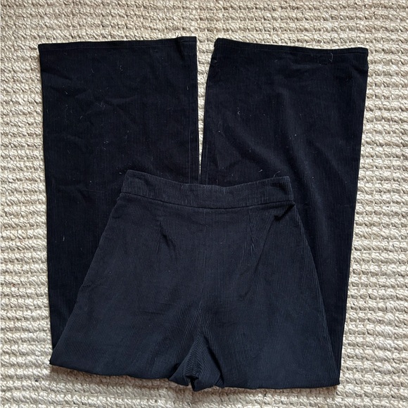 Julia Amory cord corduroy high waisted wide leg trousers pants S - Picture 3 of 8
